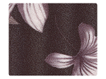 199 Black_Grey Flower Satin